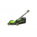 Аккумуляторная газонокосилка Greenworks GD40LM411K5 40В (в комплекте АКБ + ЗУ)