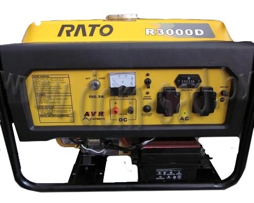 Генератор бензиновый RATO R3000 D (+электростартер)